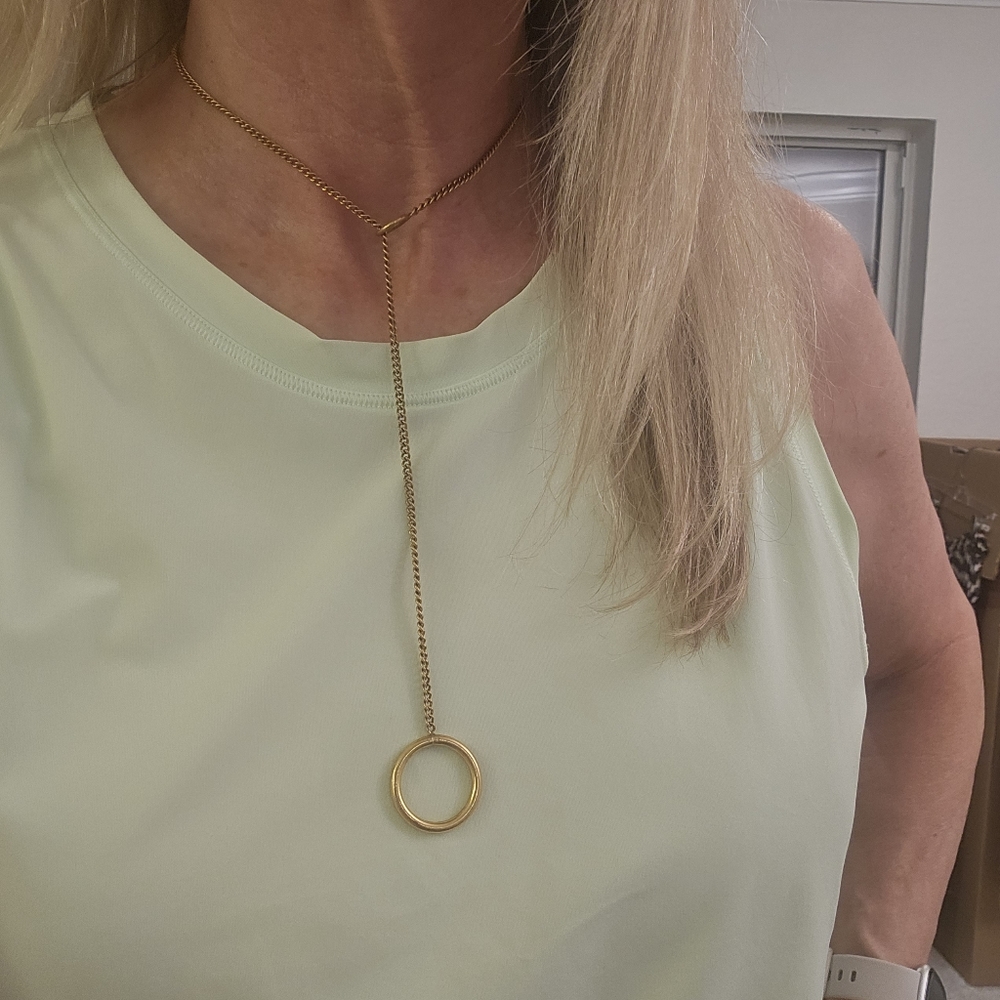 Choker Gold Bronze Necklace